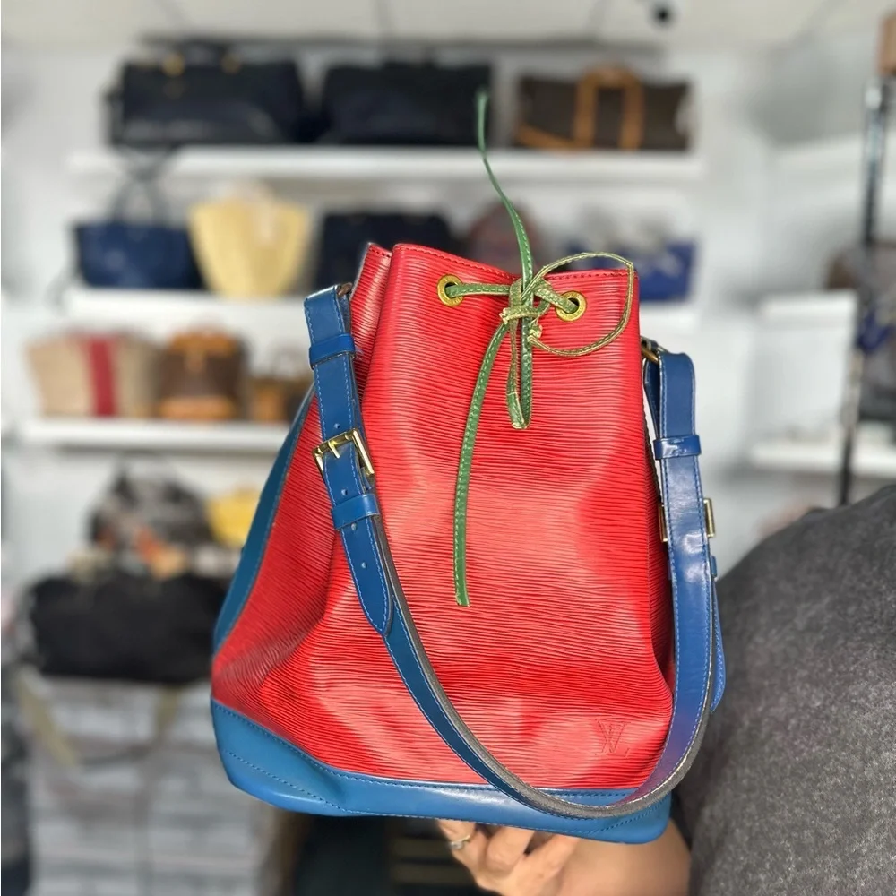 LV Epi Leather Tricolor Noe